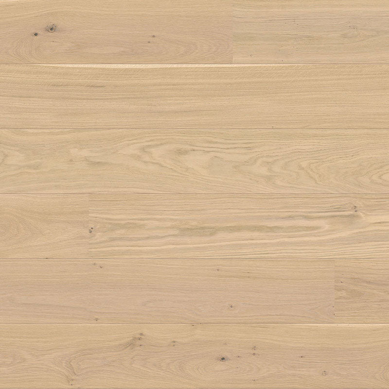 Puro White brushed oak hardwood planks