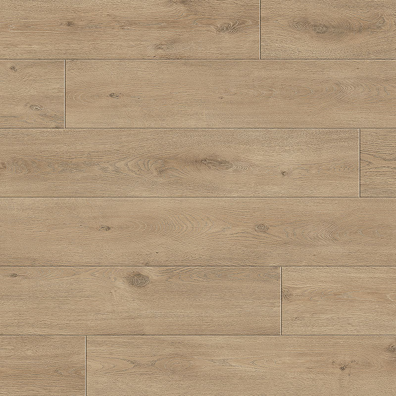 Natural toned oak grain laminate flooring planks