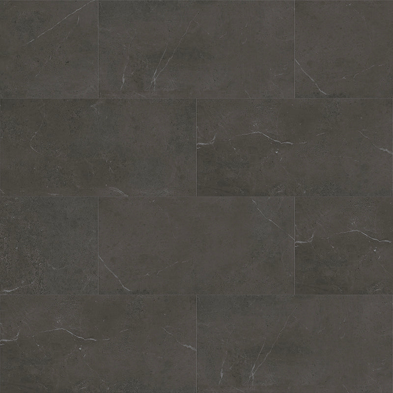Dark stone look luxury vinyl tiles