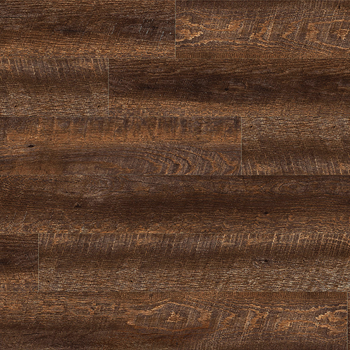 Close-up of wooden flooring with a rustic finish