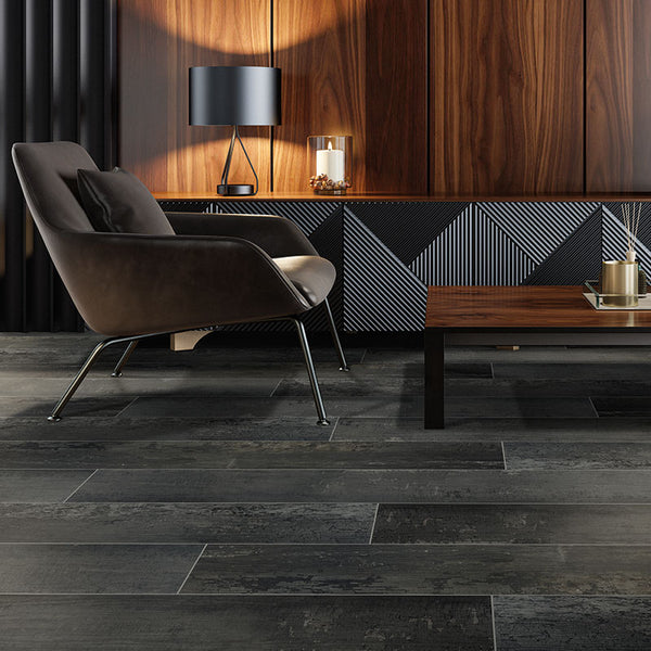 Voyage II | The Score | Vintage Painted Wood - DivineFlooring