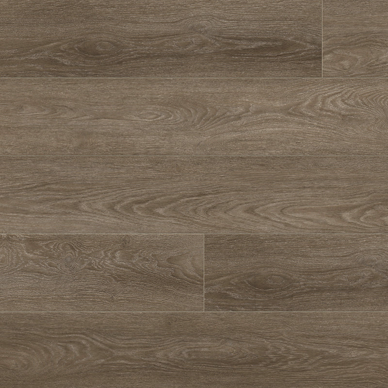 Brown oak grain vinyl floor planks