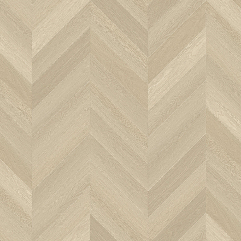 Light toned oak grain vinyl chevron floors