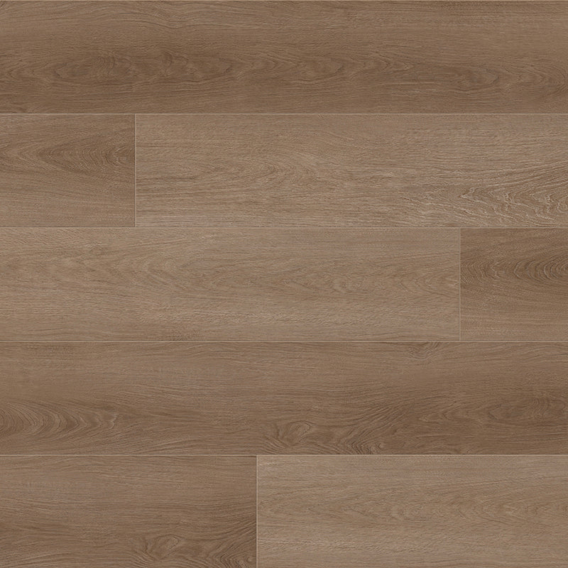 Mid toned oak grain vinyl floor planks