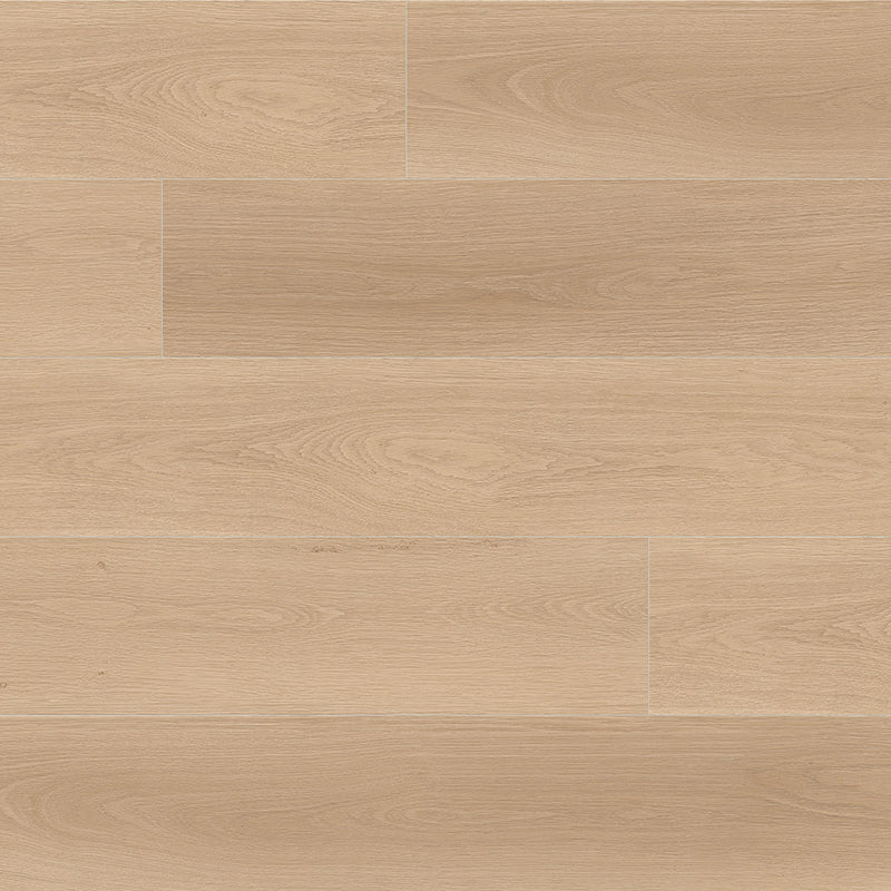 Natural toned oak grain vinyl floor planks