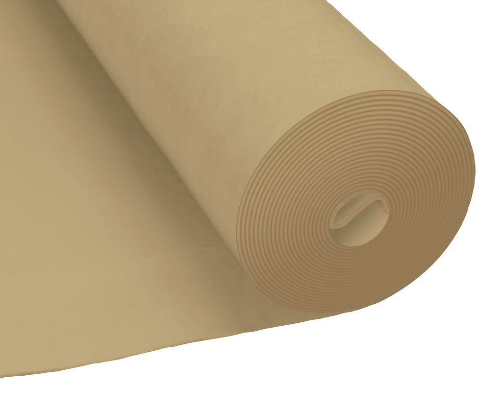 synthetic rubber foam underlayment that provides sound abatement for floors