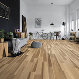 Amarosa Natural Hickory Hardwood in Loft Room Scene