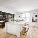 Louis XIV Champagne French White Oak Hardwood in a Vancouver sales centre
