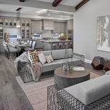Louis XIV Lorraine French White Oak Hardwood in an Edmonton Show Home