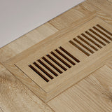 Louis XIV Lorraine French White Oak Hardwood with Matching Flush Mount Vents