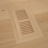 Cosmopolitan Naked European Oak Hardwood with matching flush mount vents