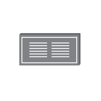 Flush Mount Vent - 4” x 10”