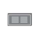 Flush Mount Vent - 4” x 10”